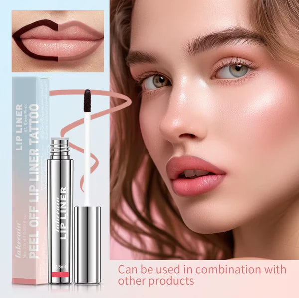 Peel-Off Lip Liner; Lipstick Tattoo