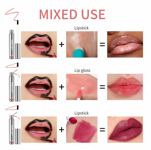 Peel-Off Lip Liner; Lipstick Tattoo